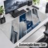 Custom Name Text Mouse Pad Dallas Cowboys Personalized Desk Pad For Work And Gaming