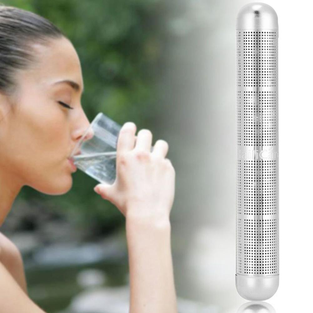 Stainless Steel Hydrogen Alkaline Water Stick PH Alkalizer Ionizer Mineral Purifier Filter