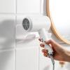 1Pc Hair Dryer Rack, Shelf, Bathroom Storage Rack, Wall-mounted Non-marking, Simple and Non-punching Electric Hair Dryer Hanger.