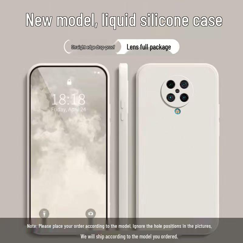 Redmi K30 Ultra Simple Solid Color Silicone Drop-proof Case