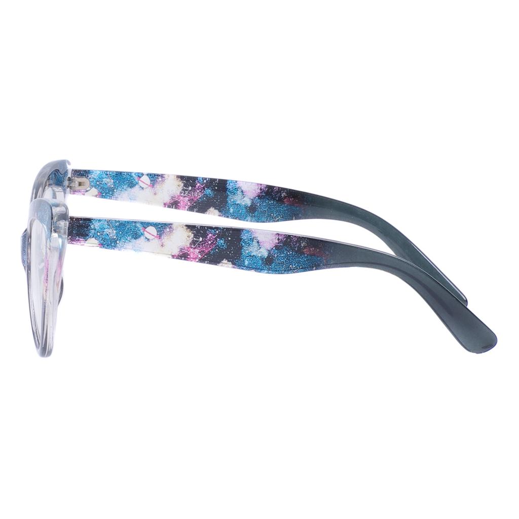 TR90 Light Transparent Polarized Shades Women's Plastic Cat Eye Stylish Kitten Full Rim Eyeglasses For Prescription Lenses