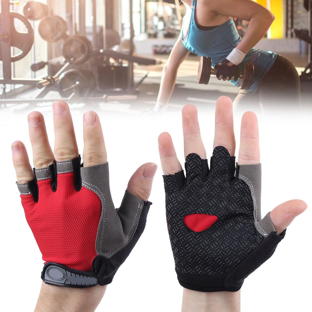 Outdoor Exercise Sports AntiSlip Half Finger Gloves for Outdoor Riding Cycling Climbing
