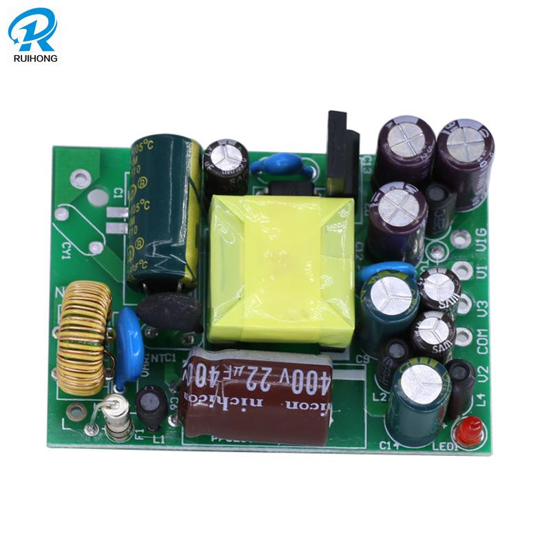 Three-Way Switched-Mode Power Supply Board: 5V 2A, ±12V 0.4A Bare Board Step-Down Module