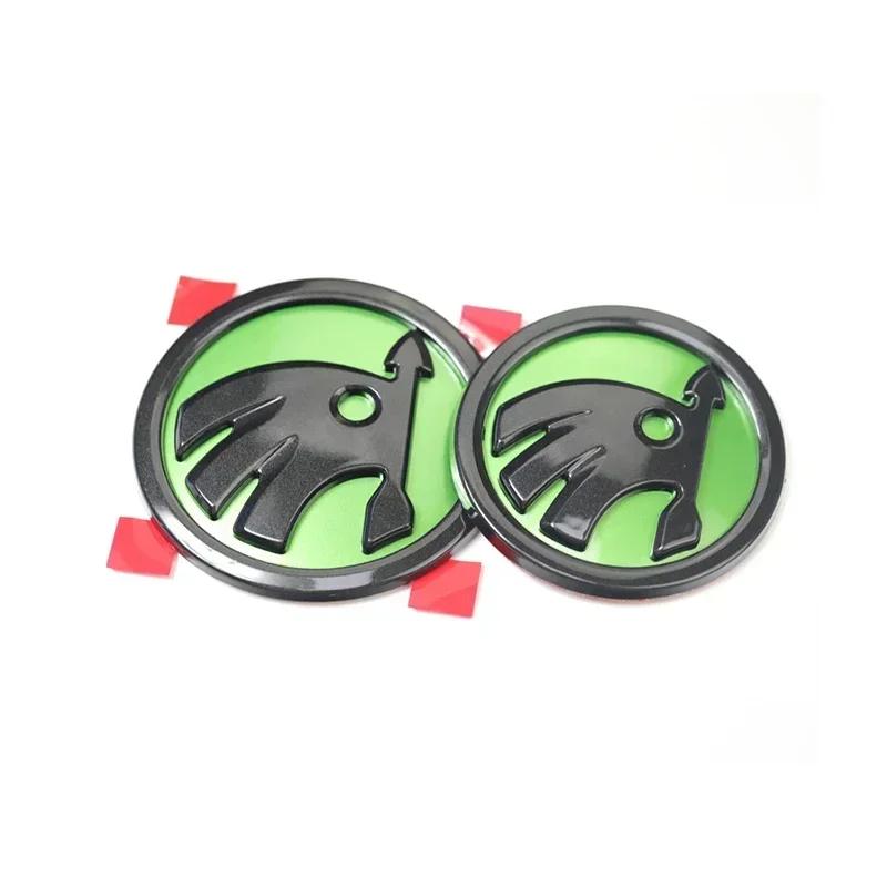 Cycr3 Car Sticker 2025 New 80mm 90mm ABS Rear Trunk Stickers for Skoda Karoq Octavia Yeti Citigo Superb Fabia Kamiq Kodiaq VRS Rapid C