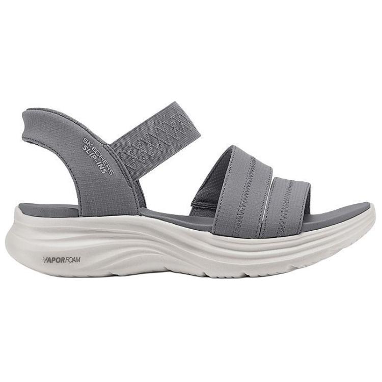 Skechers Σανδάλια Slip-Ins Άνετα Μαλακά Παραλίας Γυναικεία σανδάλια Ανθρακί 120006-CCL
