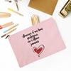 The Influence of Teacher Will Last for A Lifetime Print Makeup Bag Travel Toiletry Bag Pencil Case Stationery Bags Teachers Gift