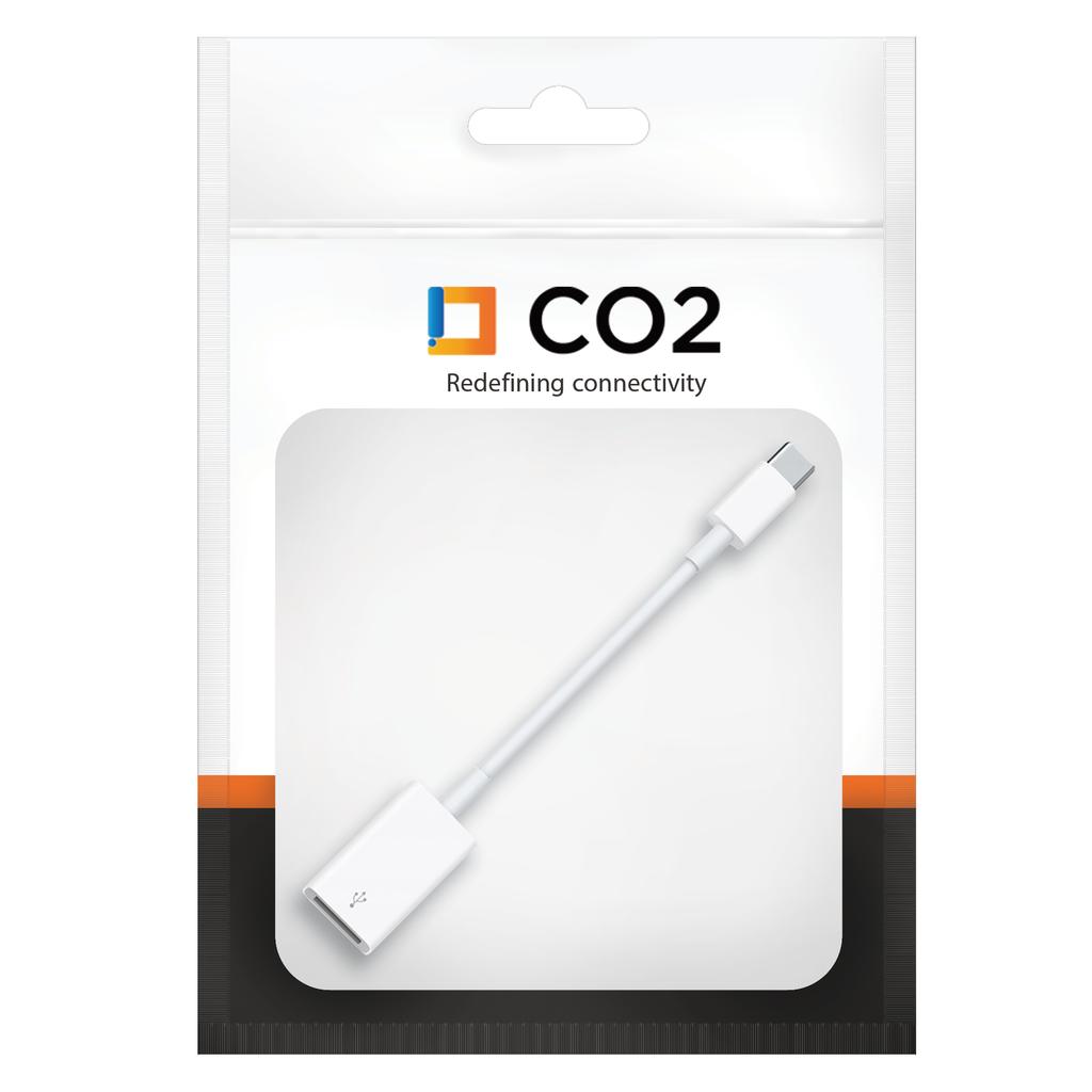 Co2 Przejściówka Usb-C Na Usb Otg Usb-A Adapter Kabel Pendrive Do Iphone Ipad