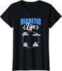 Diabetic Life Diabetes Warrior Diabetes Awareness Ladies039 Crewneck T-Shirt