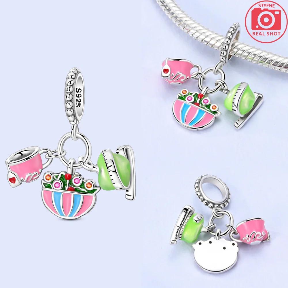 Original Multiple Blue Heart Cats Doctor Cap Camera Charmscopper Beads Fit Bracelet Jewelry Women Gift Diy Accessory