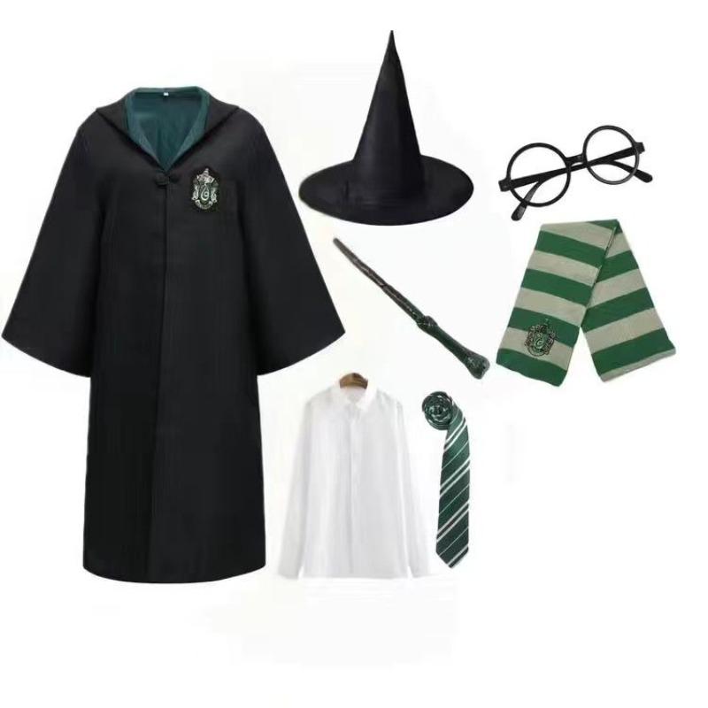 Harry Potter Cosplay Kostüm Magier Robe Kleidung Zubehör Erwachsene Kinder Schuluniform Halloween Umhang
