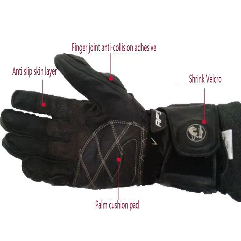 Retro Motorcycle Riding Gloves Leather Accessories Wear-resistant Motocross Knuckle Guard Finger Moto Crycling Glove Gp for Men