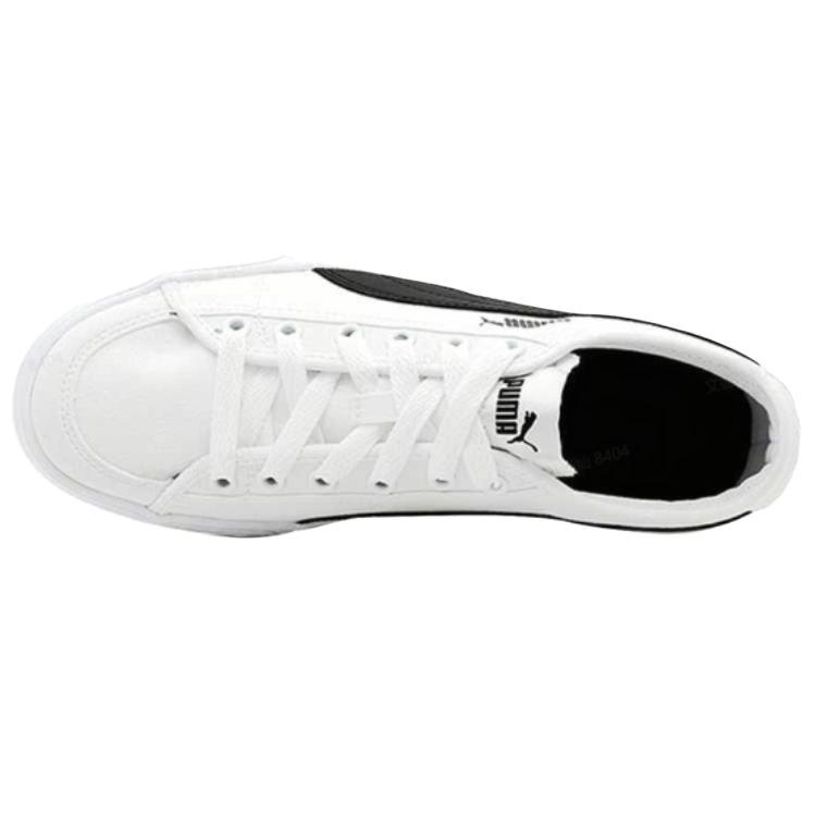 Puma Smash V2 Vulc SL 'White Black' (Unisex) White / Black Skateboard Shoes 367308 02