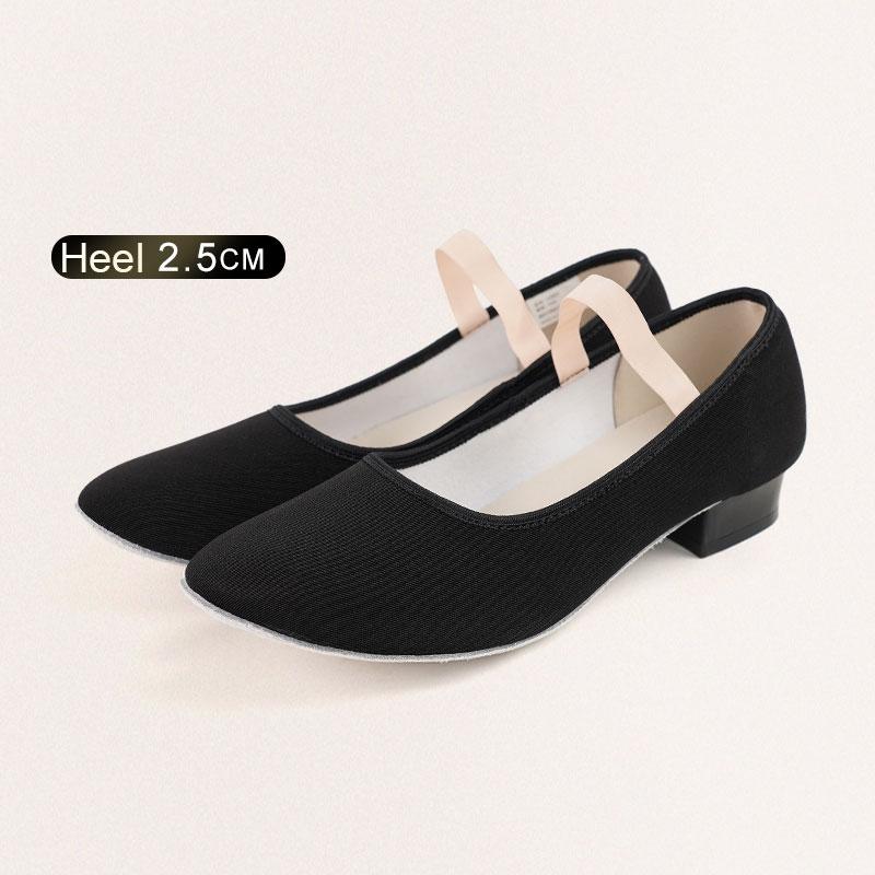 

Балетки для девочек Танцевальная обувь для женщин Танцевальные тапочки Гимнастическая обувь Обувь для учителей с персонажами Танцевальная обувь на высоком каблуке 40 чёрный