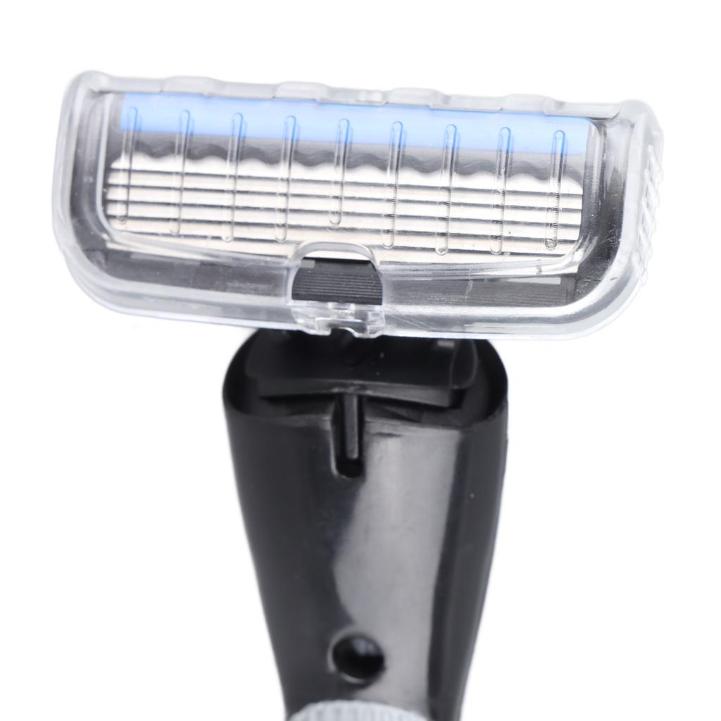 Pivoting Head Hair Trimmer 6 Layers 12 Blades Stainless Steel Safety Blade Refill System