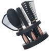 Set of 5 Hair Combs Mirror Set Professional Salon Hair Cutting Brushes Sets Salon Hairdressing Styling Tool And Holder