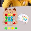 Color Learning Board Game Shape Matching Puzzle Geometric