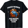 Stolzes Mitglied des „Ich ruhe nur kurz meine Augen“-Clubs Papa Vatertag T-Shirt