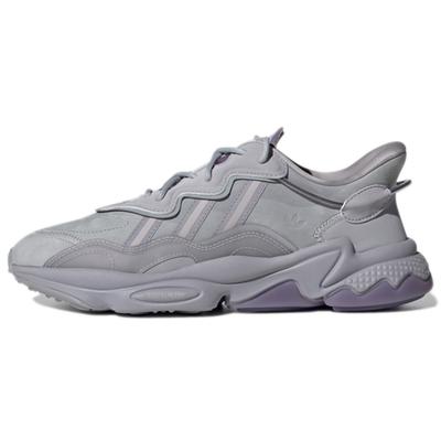 Originals Ozweego Cozy Wear Resistant Running Shoes Gray Purple Sneakers GY1027
