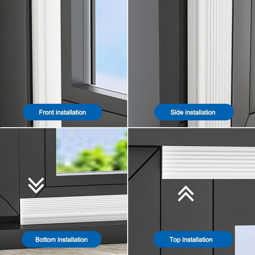 2M Rubber Sliding Door Sealant Strips Soundproofing Aluminum Alloy Soundproofing  Door Seals