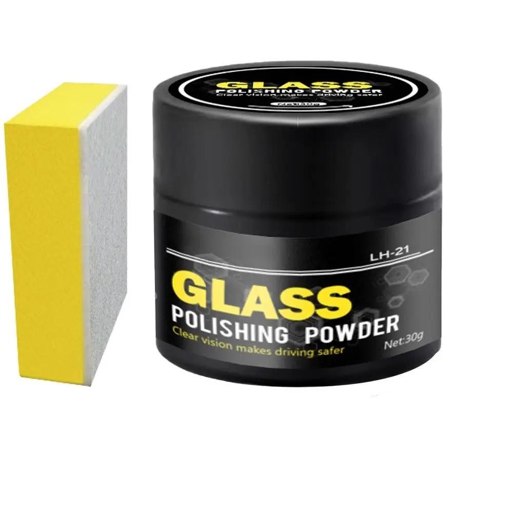 Glass Polishing Compound Powder Detergent Window Cleaner Glasses Scratch Remover Car Glass Cleaning Powder Safe Windshield