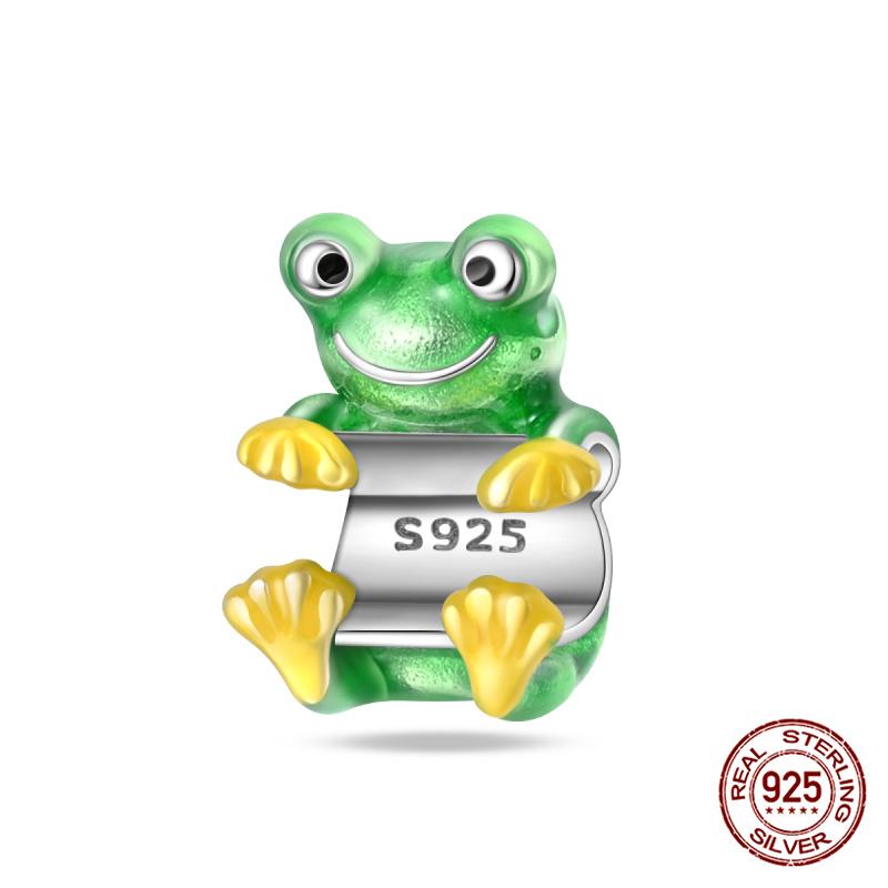 Originale Eulenperlen, 100 % Kupfer, Glückskatzen-Elefanten-Anhänger, passend für Originalarmbänder, DIY-Schmuckherstellung, Geschenk für Frauen