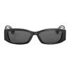 Dior Letter Logo Rectangular Sunglasses Unisex Sunglasses Black DIORGRAPHIQUE-S1F
