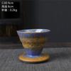 Japanese Handmade Coarse Pottery Coffee Cup Retro Creative Kiln Change Glaze Ceramic Hand Punch Latte Cup Home Office Cup