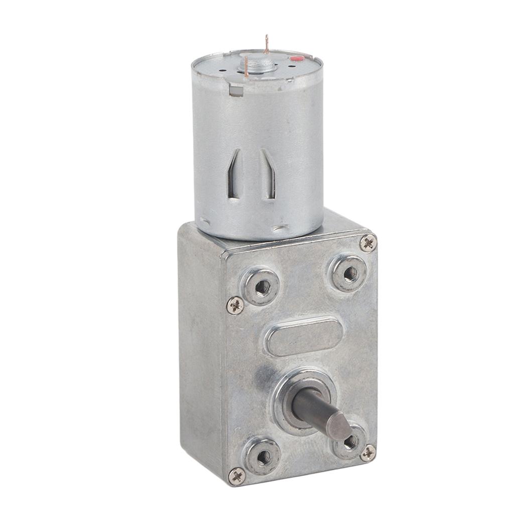 1 τεμ. Αναστρέψιμος Μοτέρ Σκουληκοειδούς Μειωτήρα Υψηλής Ροπής DC 12V Μοτέρ Μείωσης(62RPM)