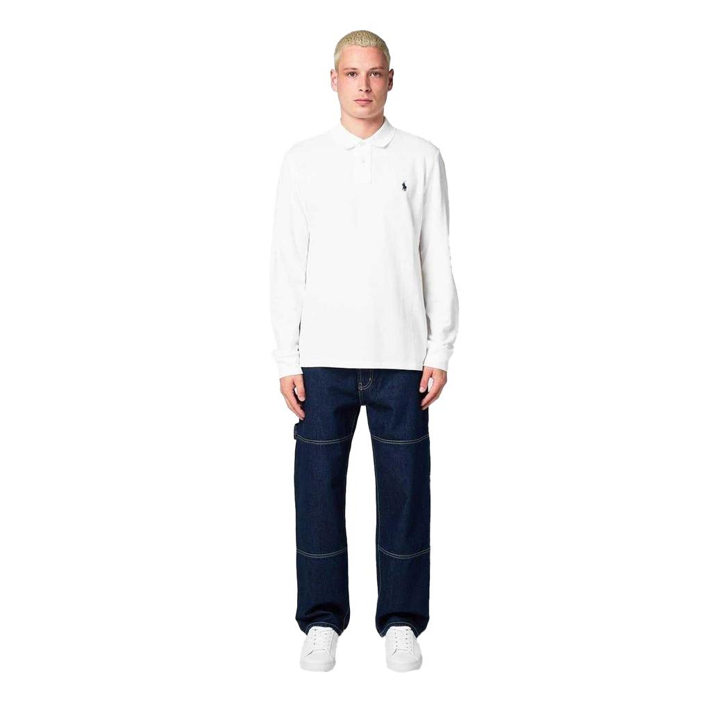 Ralph Lauren Mens Cotton Slim Long-Sleeved Polo Shirt