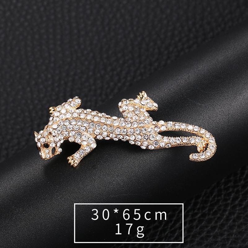 Vintage Tiger Brooch Alloy Animal Design Gift For Men Women