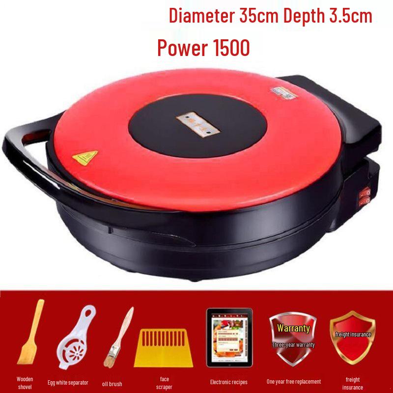 Double-Sided Electric Griddle with Deepened Pan for Baking, Grilling, Frying & Pancakes