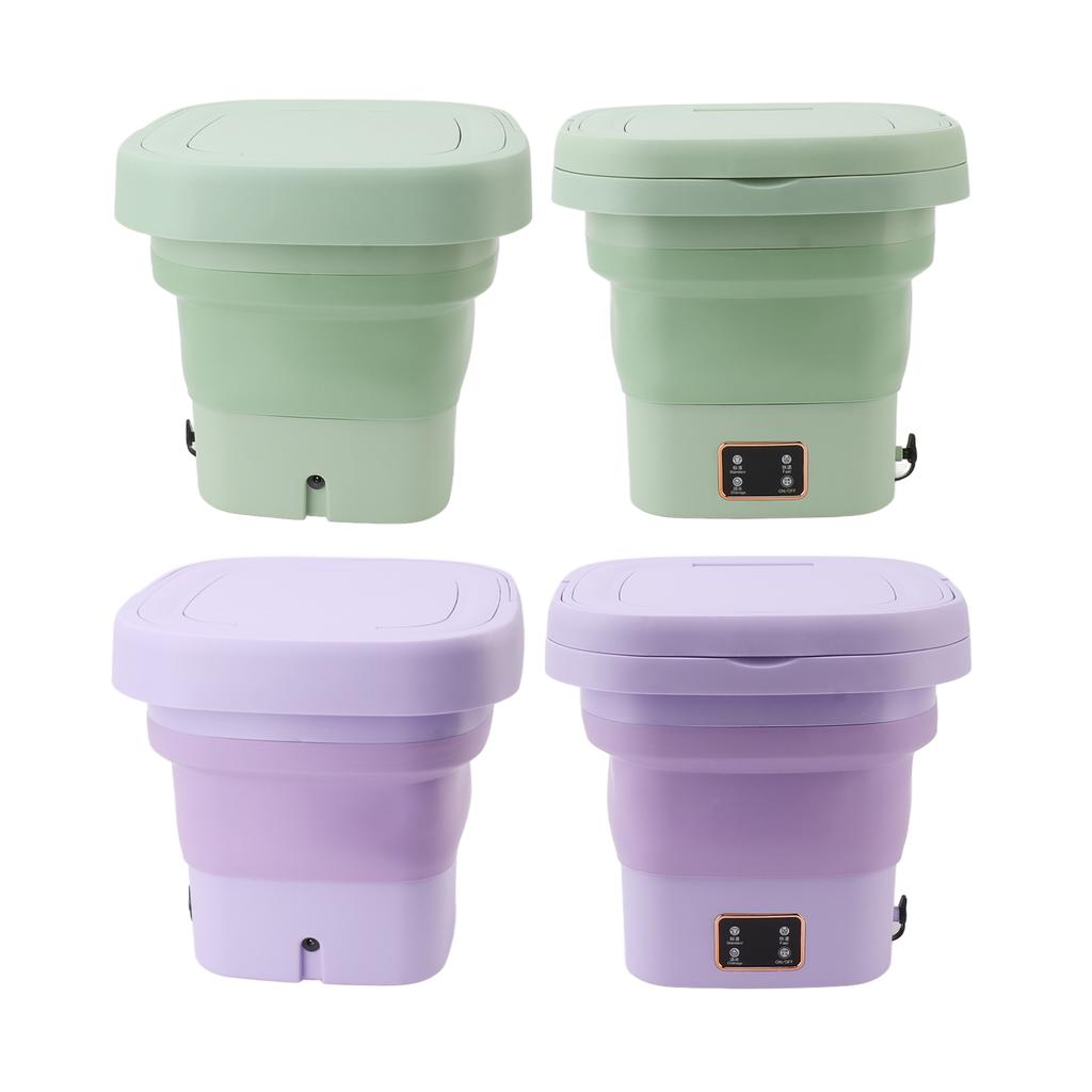 9L Portable Washing Machine Foldable Small Laundry Machine Automatic Baby Underwear Washing Machine