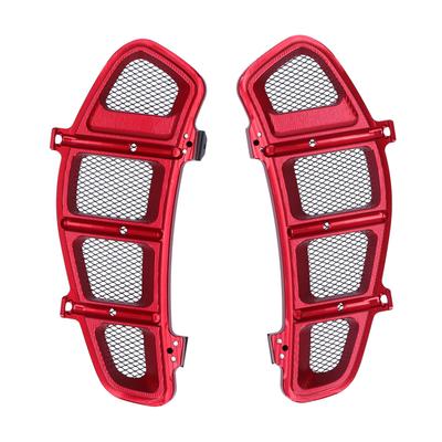 Motorcycle Radiator Guard Grille Bezel Cover Left Right Red Fit for Piaggio VESPA GTS 250 300 2013 2020