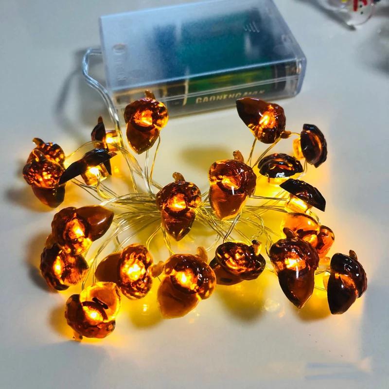 2m 20 Lights Christmas Lights Garland Santa Claus String Lights For Party Decorations Xmas Tree Decor New Year Gift 2025