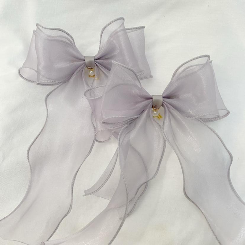 Original Handmade Swan Dance Grey Feather Hair Accessories Small Angel Street Hair Clip Grey KC Headgear Fascinator Hats