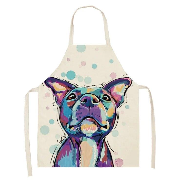 Household Kitchen Apron Nordic Polyester Animal Series Apron Polyester Overalls Adult Apron Polyester Material Apron