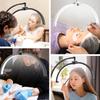 Dual-Color LED Floor Standing Beauty Lamp for Nail Art, Eyelashes, Salon & Tattoo Use
