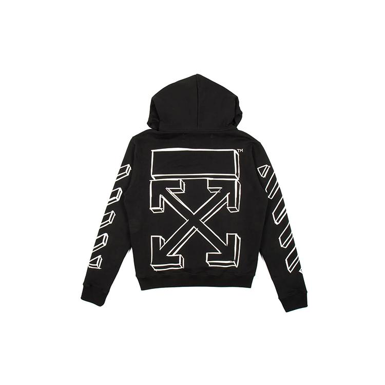 Off-White Chain Arrow Slim Hoodie OMBB034E181920241001