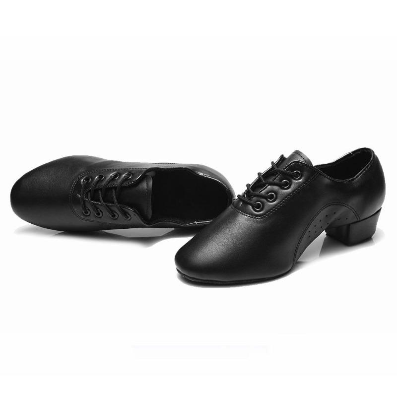 Velikost 30-45 Chlapci Muži Dospělí Latinské Taneční Boty Vnitřní Pánské Tango Sálové Standardní Boty Character Shoes Podpatek 3.5cm Sálové Standardní Taneční Boty