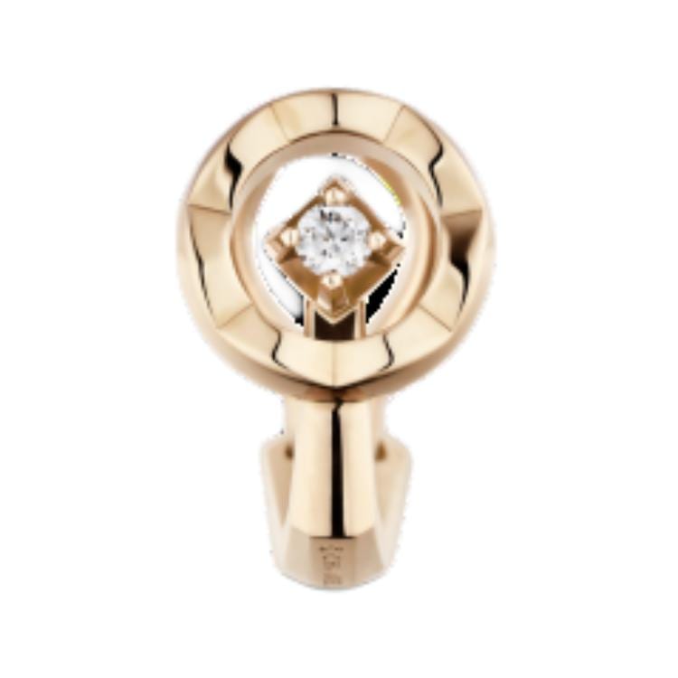 CHANEL Earrings Unisex Beige Gold J13311