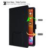 For Samsung Galaxy Tab S11 Wallet Case Leather Stand Table Cover with Stylus Holder, 3D Effect Cat Pattern