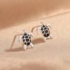 Chic Sea Turtle Stud Earrings for Women