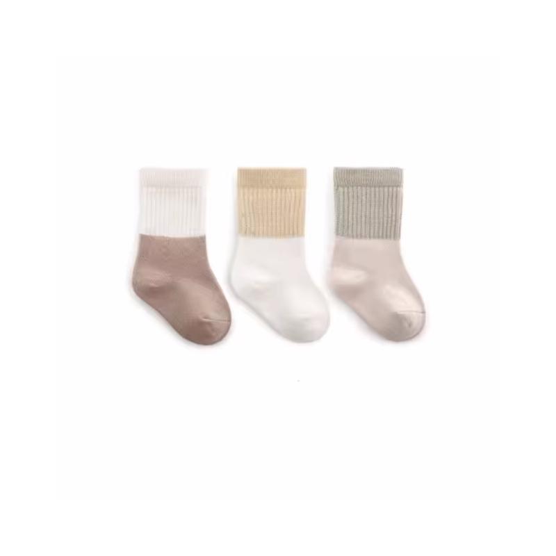 3 Paare/Set Neugeborenen-Babysocken für Mädchen Jungen Frühling Sommer Säugling Mädchen Junge Kleinkind Kurze Socke 0-5 Jahre Kindersocken