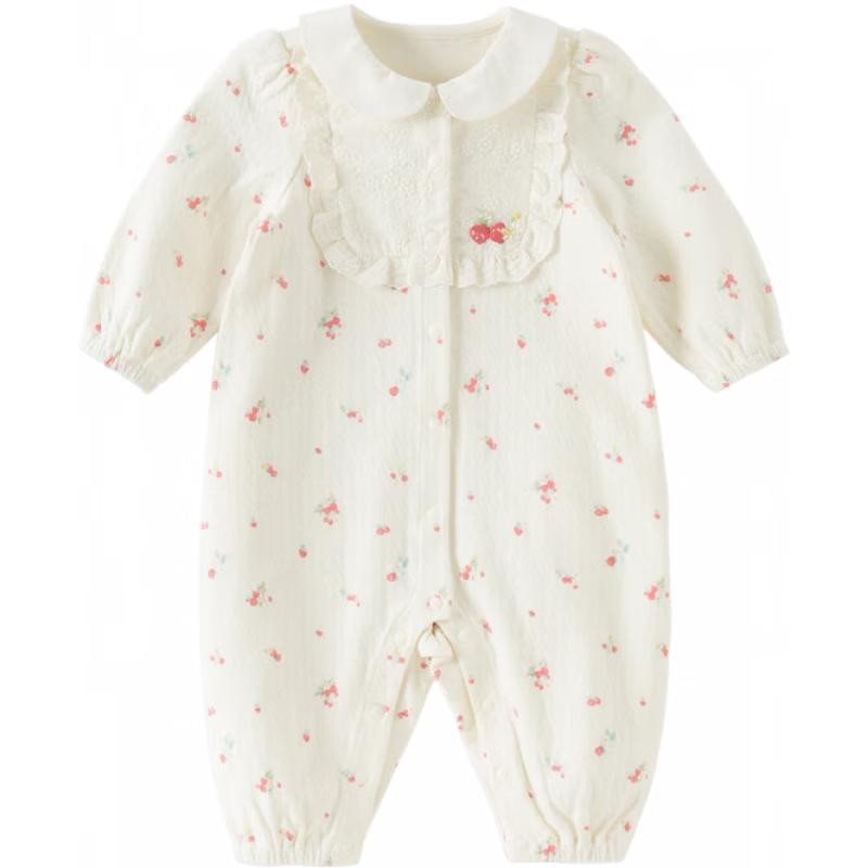 

DAVE & BELLA Baby Girl Strawberry Print Bodysuit Romper 59