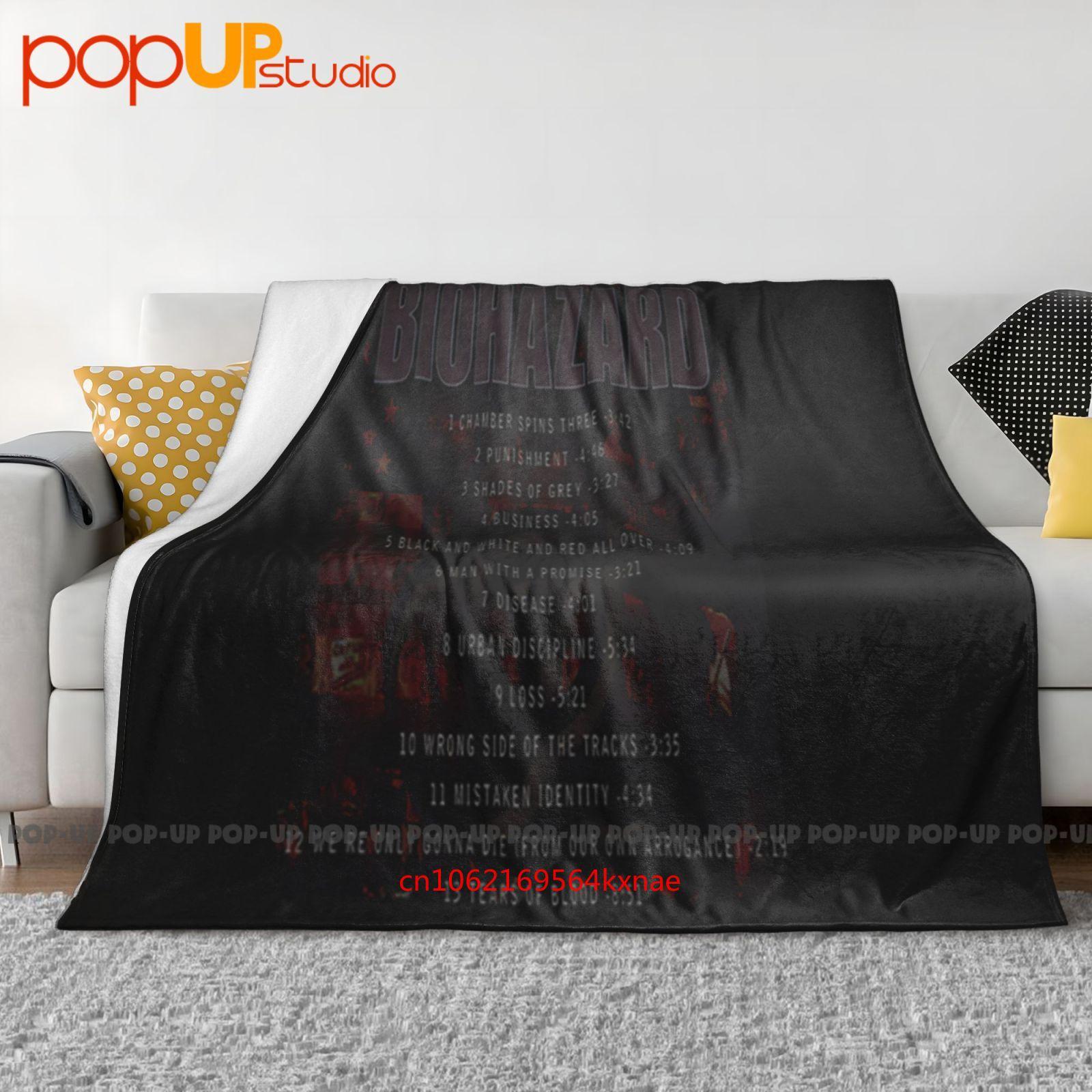 Biohazard Band Urban Discipline Basic Ultra-Soft Blanket Quilt Winter Sofa Cover Bed Covers 30x40in