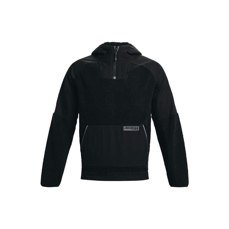 Under Armour Mission Boucle Anorak Hoodie Men Black 1366094-001 M