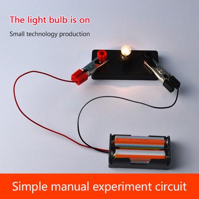 Kit Circuit electric Copii Student Scoala Stiinta Becuri Jucarie Educativ DIY