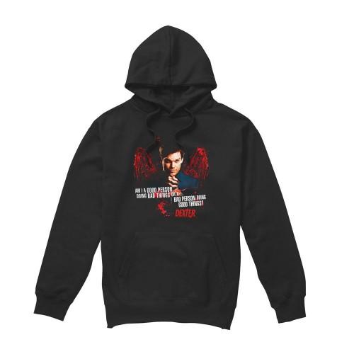 Dexter Mens Good Bad Hoodie