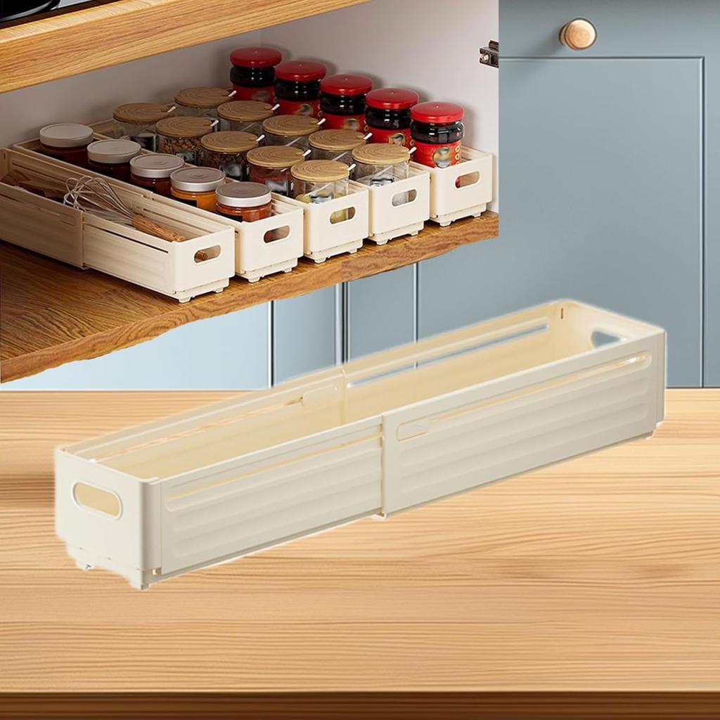 Practical Multi-function Storage Box, Retractable and Adjustable Drawer Cabinet Storage Box, Large-capacity Home Classification