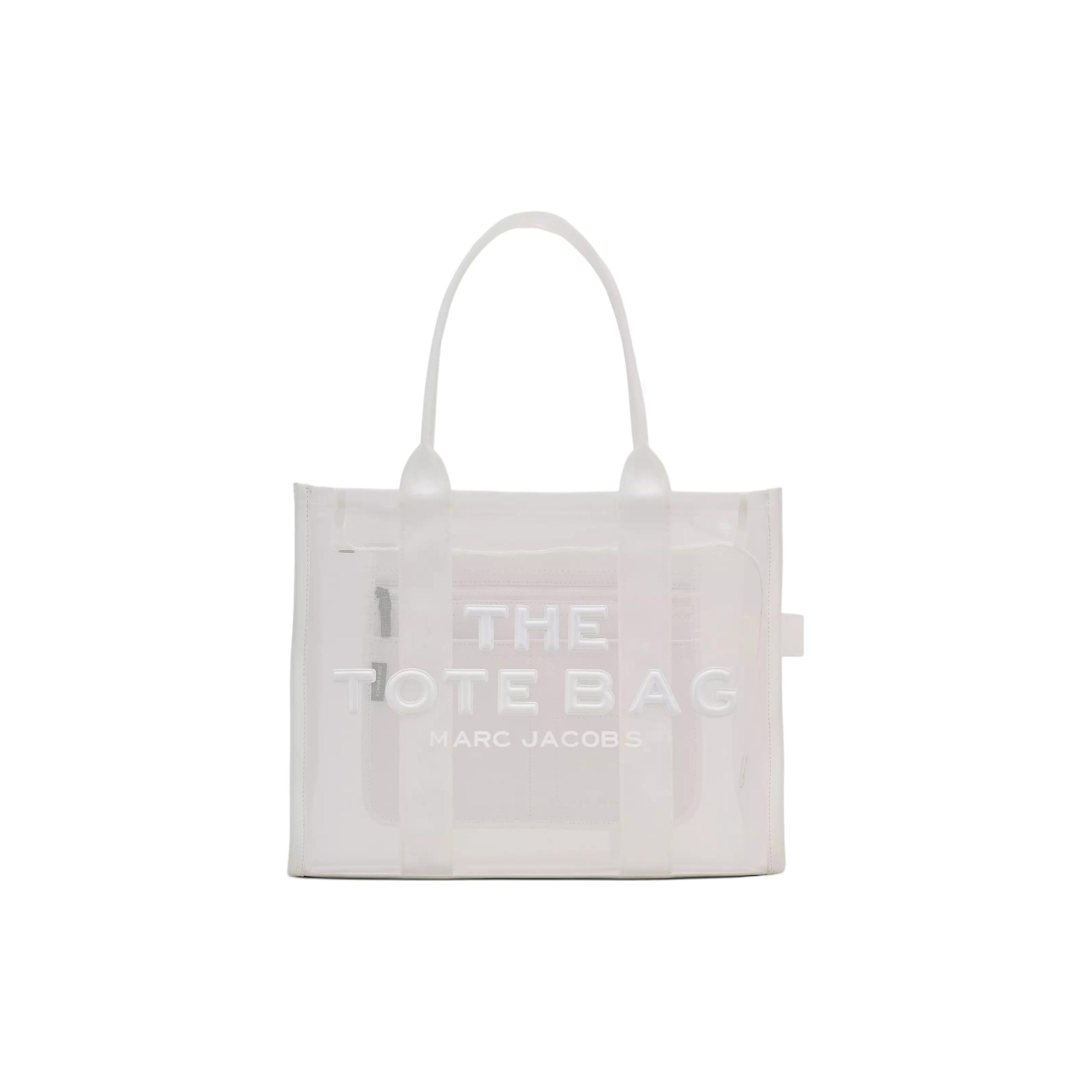 

Marc Jacobs Mesh Zip Top Tote Bag Women tote bags White H006M06SP21-100 Basic Set (Bag+Tag)